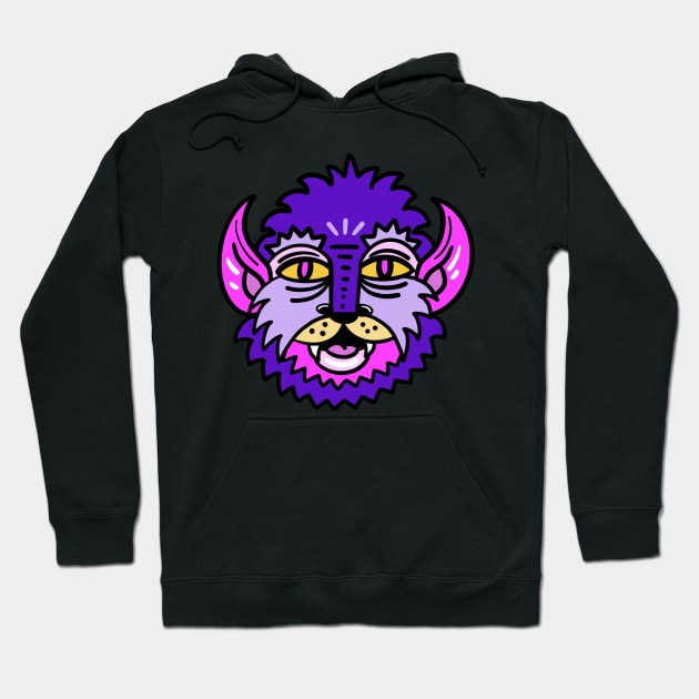 Purple Werewolf Hoodie by This Is Sian Ellis